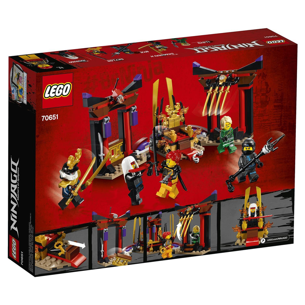 LEGO Ninjago: Решающий бой в тронном зале 70651 — Throne Room Showdown — Лего Ниндзяго