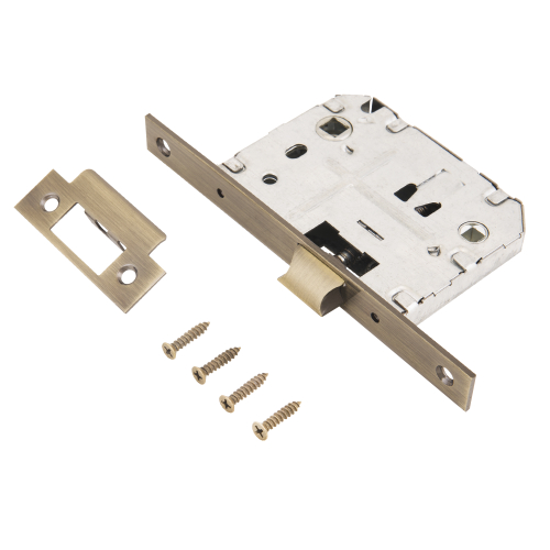 Защелка АЛЛЮР АРТ L7050S  МАВ матовая бронза,  б/ручек с фиксатором  / 11226