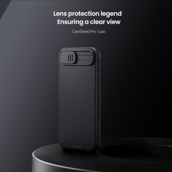 Чехол усиленный с защитной шторкой для камеры от Nillkin на iPhone 16e, серия CamShield Pro Case