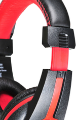 Компьютерная гарнитура Oklick HS-L200, красный, черный
