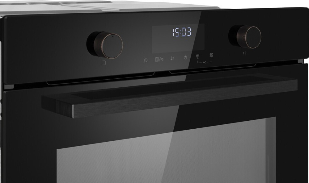 Встраиваемый духовой шкаф Weissgauff OE 4551 DB Black Edition (431452)