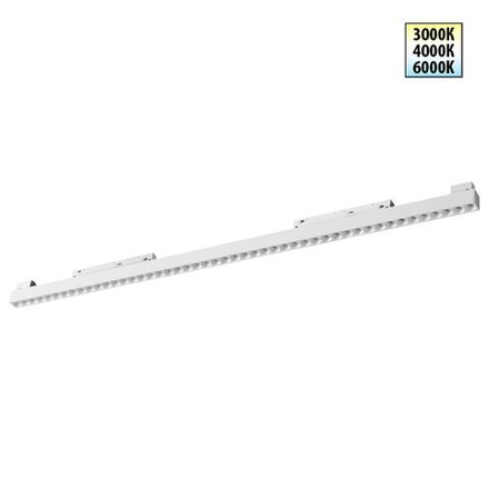 359626 SHINO NT25 000 белый Трековый светильник для низков. шинопровода с переключ. цв. темпер. IP20 LED 3000К\4000К\6000К 45W 48V FLUM