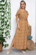 Платье Вечер свиданий (горчица) П13584-16М LT Collection
