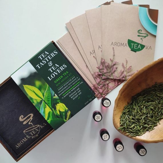 Аромакит «Зеленый чай», 12 натуральных ароматов, Aroma.Tea.Ka