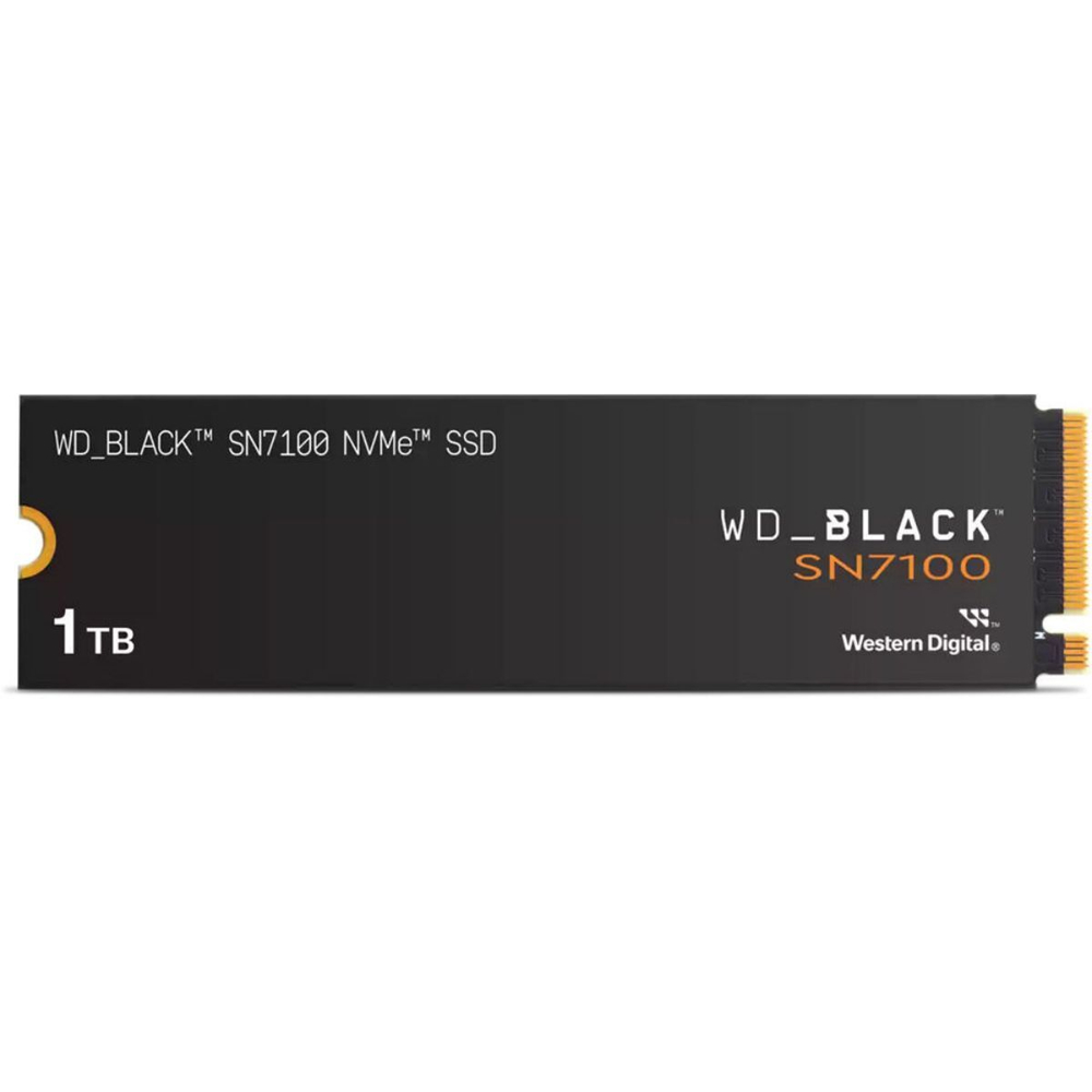 Твердотельный накопитель 1TB WD Black SN7100, M.2 2280, PCI-E 3x4, [R/W - 7250/6900 MB/s] TBW600