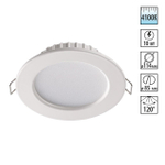 358029 SPOT NT19 502 белый Встраиваемый светильник IP20 LED 4100К 10W 220V LUNA