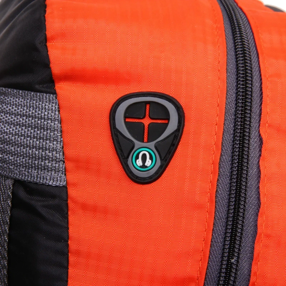 Рюкзак туристический 30л, цвет оранжево-серый 3301