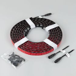 Светодиодная лента герметичная FLT-PS-A42-BLACK-23mm 24V Warm3000 (21 W/m, IP67, 30deg, 5m) (Arlight, -) 040920