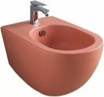Биде подвесное ARTCERAM FILE 2.0 FLB001 14 00 rosso corallo оранжевое