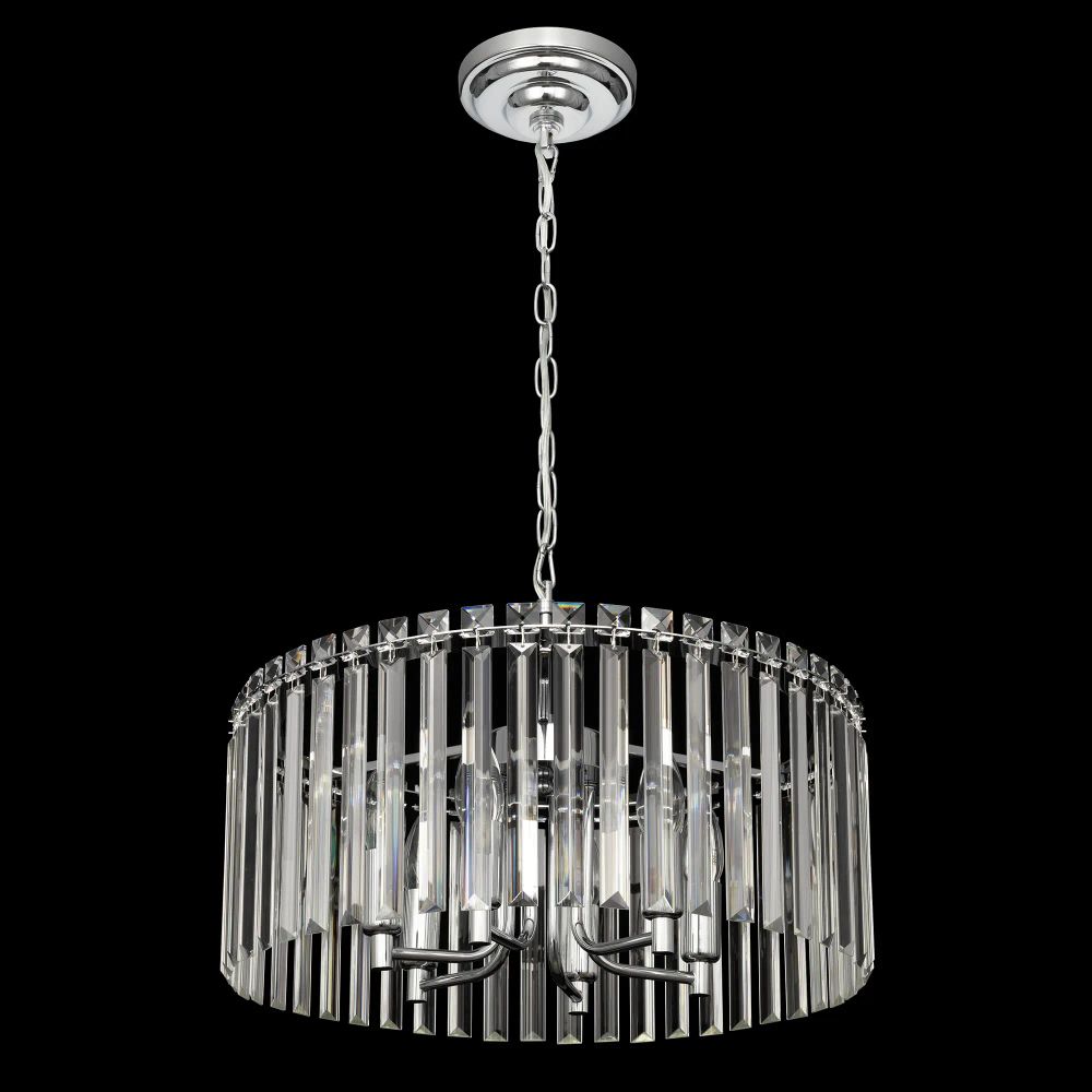 Citilux Джейн CL306161 Хрустальная подвесная люстра Хром