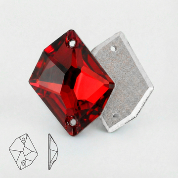 Пришивные стразы Cosmic Red (Dark Siam)