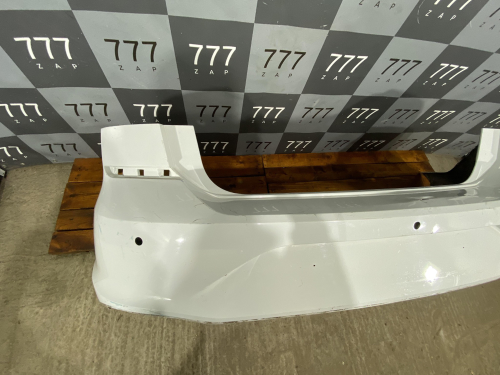 Бампер задний Volkswagen Polo 6 20-22 Б/У Оригинал 6N5807421