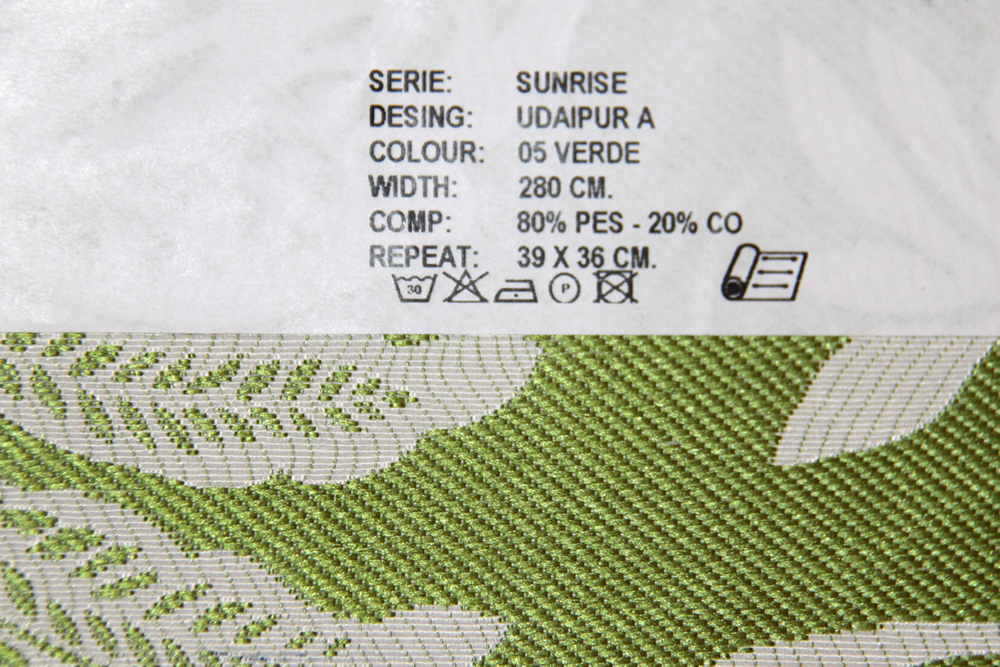 Жаккард Sunrise Udaipur A 05 Green (Санрайс Удайпур Грин)