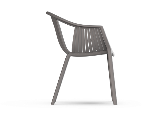 Стул с подлокотниками EPOS, пластик серый