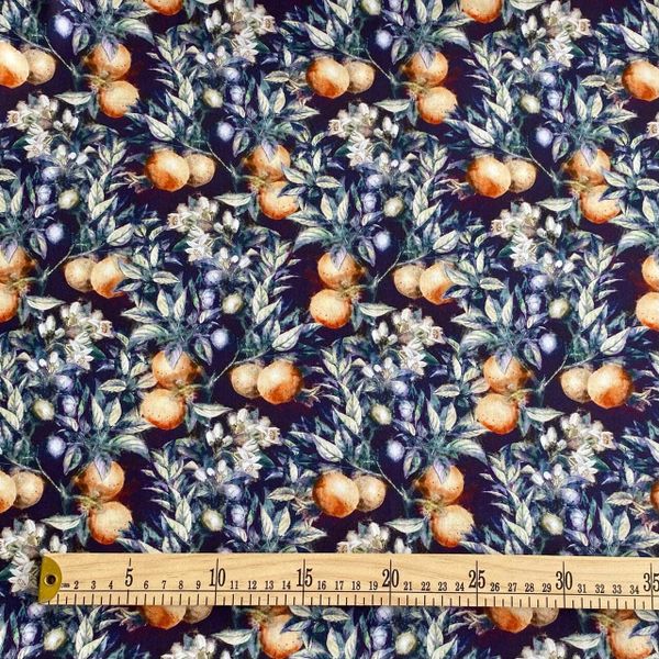 НОЧНОЙ МАНДАРИН, отрез 50 см 100% хлопок Handmade Fabrics 4