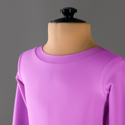 розовое платье для бальных танцев