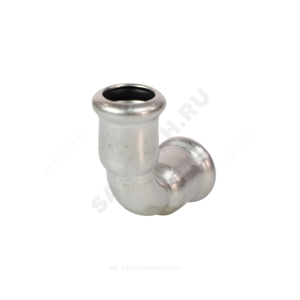 Отвод сталь нерж AISI 316L 90гр Дн 15 Ру16 пресс Inoxpres RM 181015900C