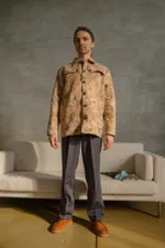 Купить Куртка Soeurs из Антикварного Гобелена/Antique Gobelin Jacket бежевая Куртка Soeurs из Антикварного Гобелена/Antique Gobelin Jacket бежевая