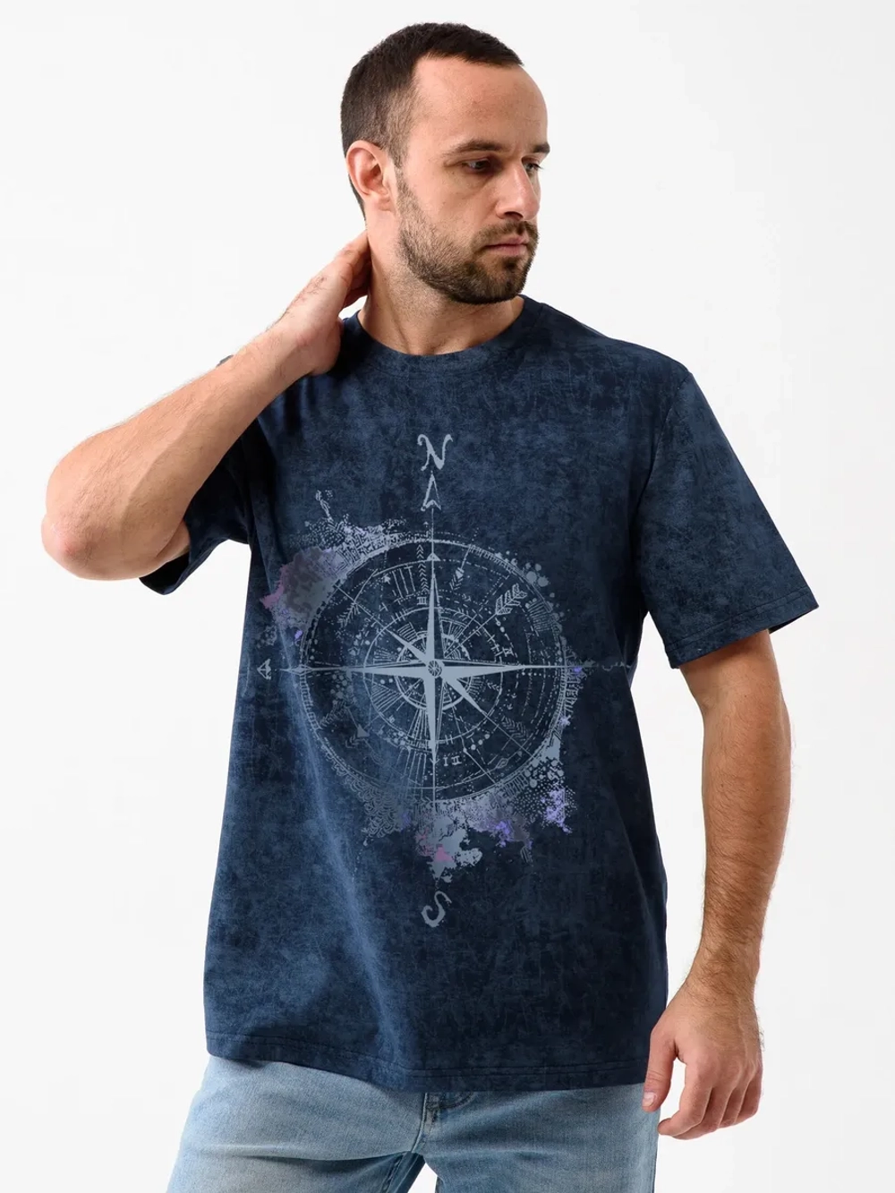 Футболка мужская "Роза ветров"