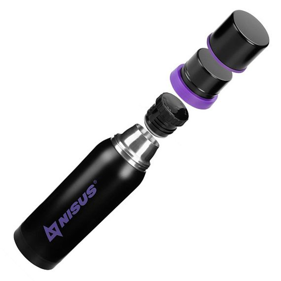 Термос 047-LW 1200ML Волк (2 крышки-кружки) (NA.TM-047-LW) Nisus