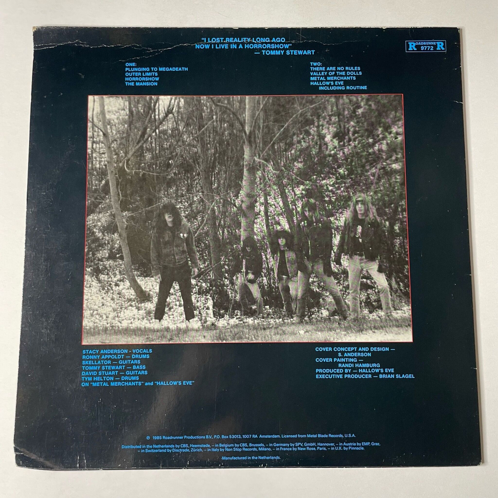 Винтажная виниловая пластинка LP Hallows Eve Tales Of Terror (Holland 1985)