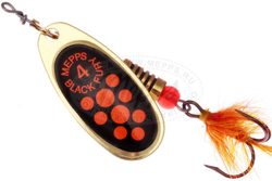 Mepps COMET BLACK FURY MOUCHE