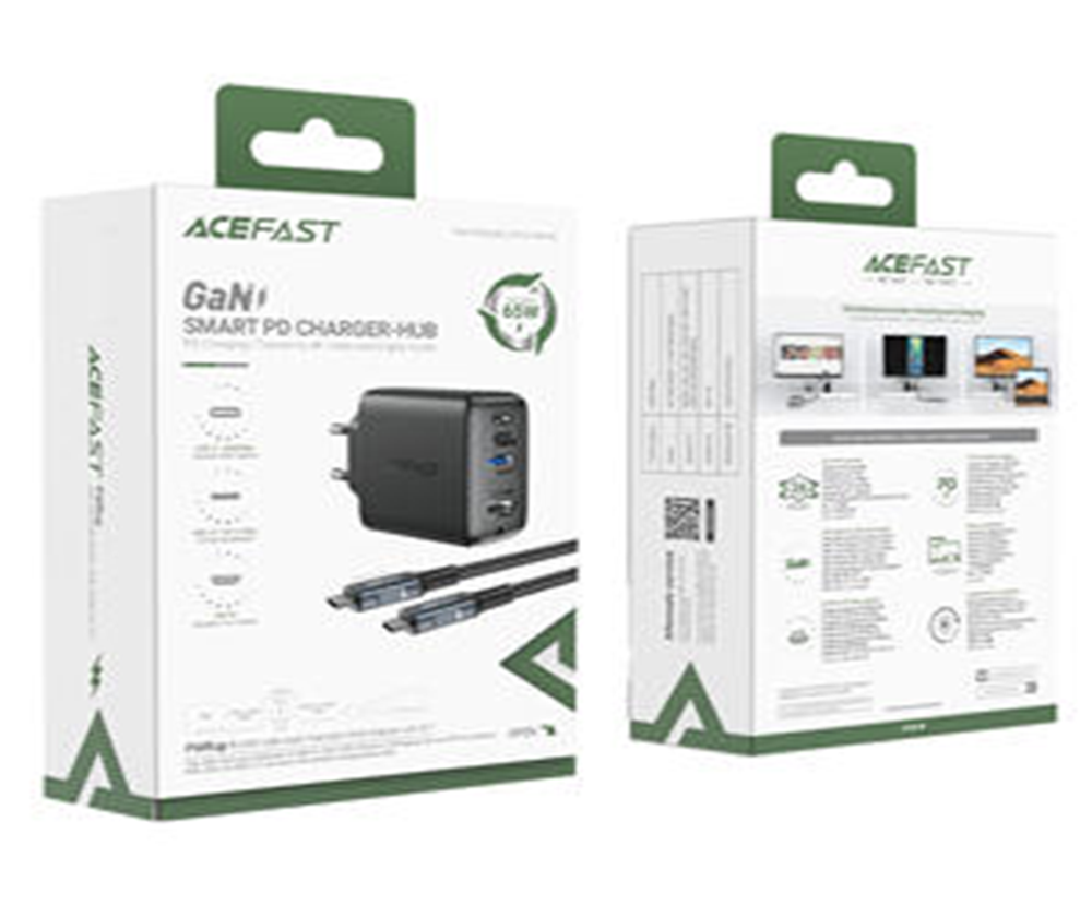 A17 65W GaN multi-function HUB charger set(EU)