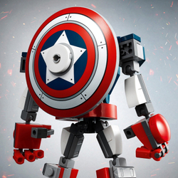 LEGO Super Heroes: Капитан Америка Робот 76168 — Captain America Mech Armor — Лего Супергерои Марвел