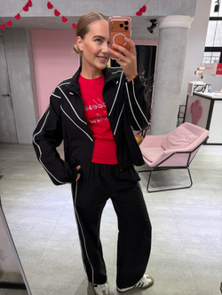 Спортивный костюм Девяностые черный