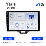Teyes X1 10,2"для Toyota Yaris, Vios 2019+