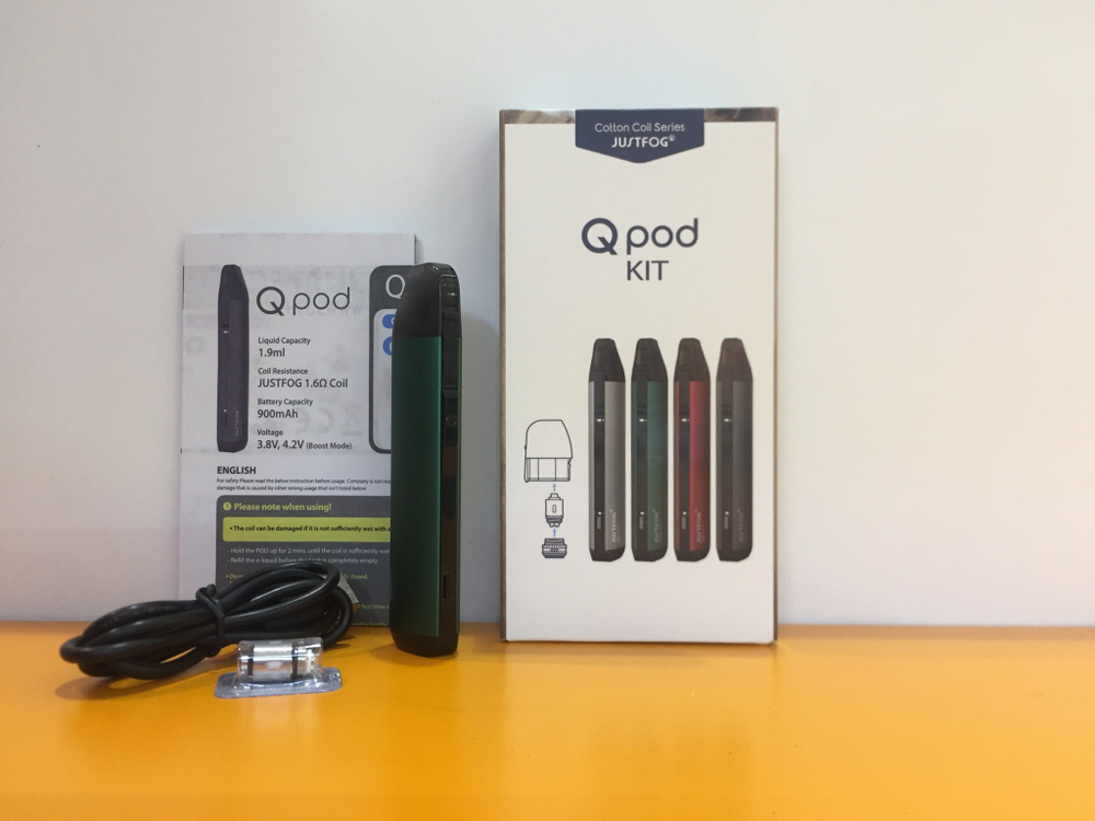 justfog qpod зеленый