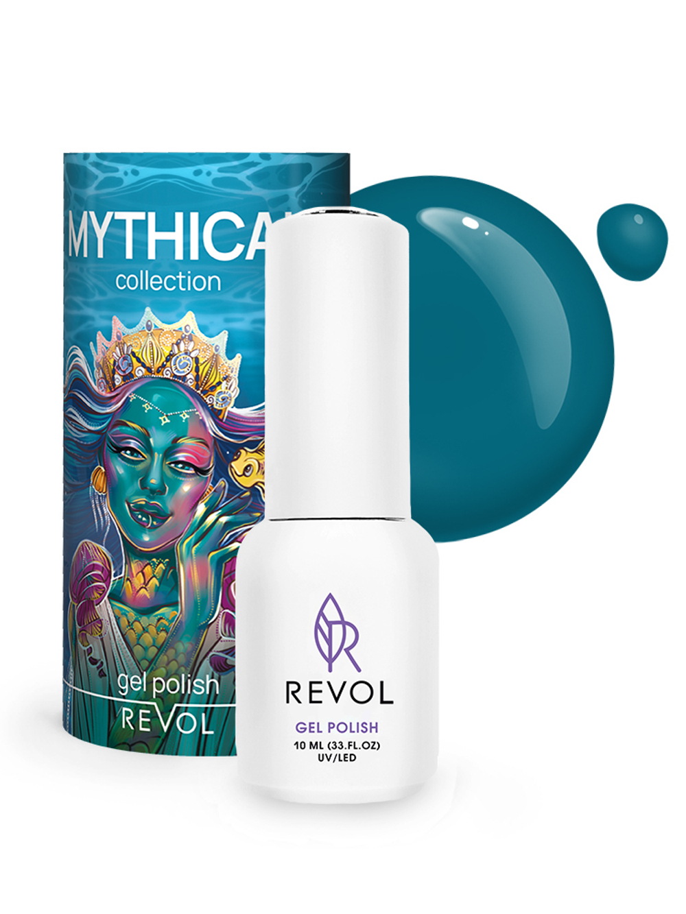 REVOL Гель-лак Mythical №1 Rusalka, 10мл