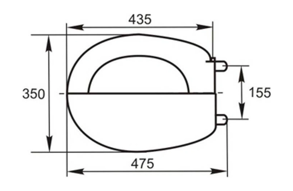 Сиденье д/унитаза СУ 64.07.80 (Бриз,Дора,Комфорт)