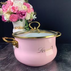 Lenardi 776-032 Кастрюля эмалированная 2,2л. с крышкой 18см. MIGUEL в под.уп.(х6)