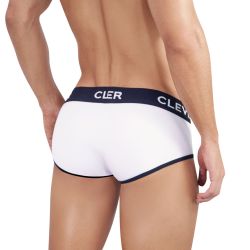 Мужские трусы брифы белые Clever CLEVER PIPING BRIEF 500101
