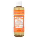 Dr. Bronner's, кастильское мыло 18 в 1, конопля и чайное дерево, 237 мл (8 жидк. унций)