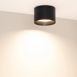 Светильник SP-BISCOTTO-R120-12W Warm3300-MIX (BK, 80 deg, 230V) (Arlight, IP54 Металл, 5 лет) 055010