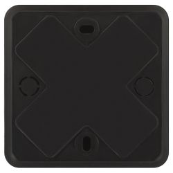 Распаячная коробка ЭРА BS-B-75-75-28 для кабель-канала черная 75х75х28мм IP40