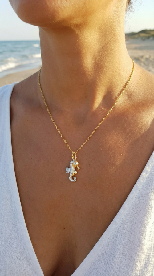 "Морской конек" подвеска из коллекции "Красное море"