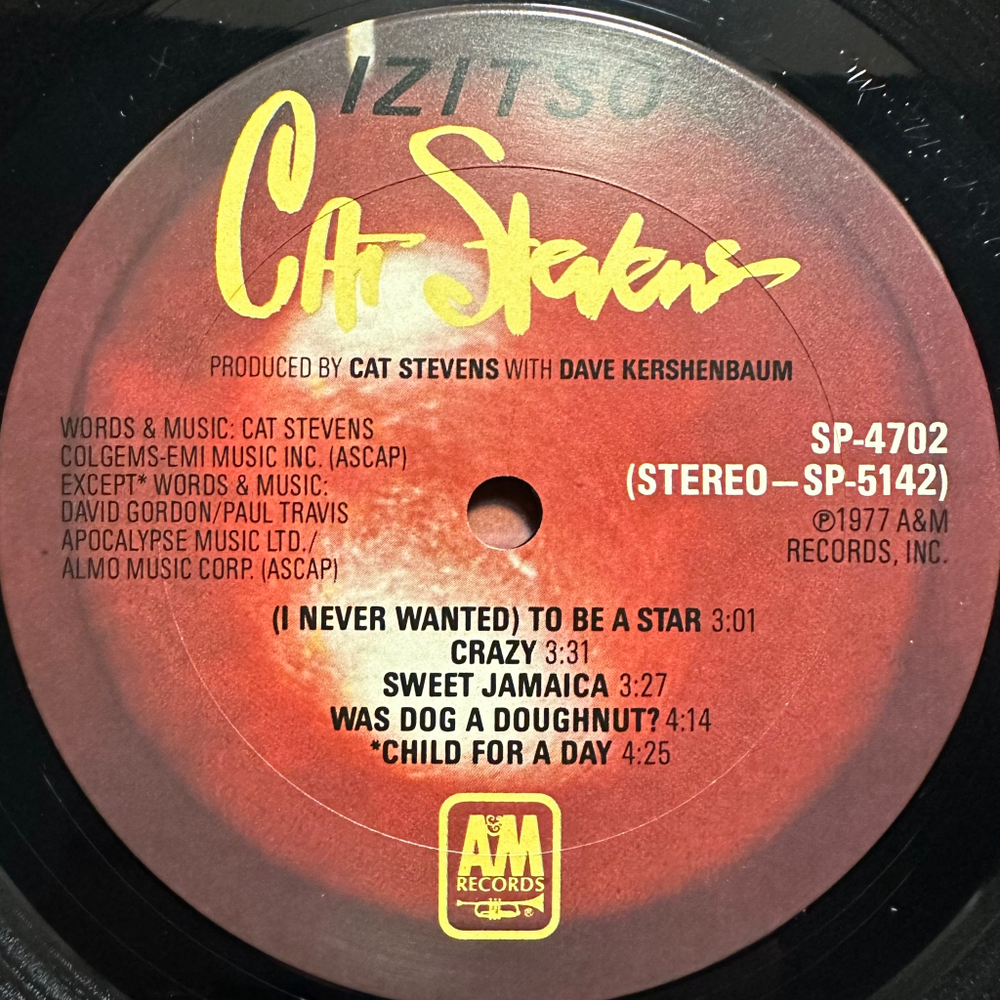 Cat Stevens - Izitso (США 1977г.)
