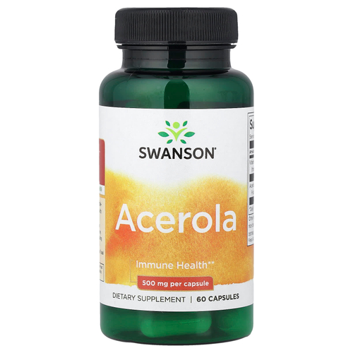 Swanson Vitamins, Ацерола, 500 мг, 60 капсул