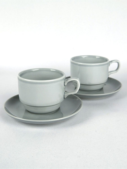 Чайная пара Башкирский фарфор, 200 мл, 2 шт, фарфор, цвет