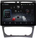 Магнитола для Mercedes-Benz G W463 2000-2006, C W203 2000-2004 (рамка большая) - Teyes CC4-PRO монитор 13" 2K QLED на Android 13, Snapdragon 778G, 8+128, AI, CarPlay, DSP, 4G SIM-слот