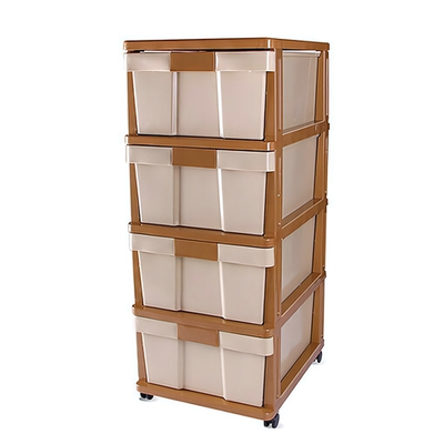 Комод 4-х секционный, цвет бежевый