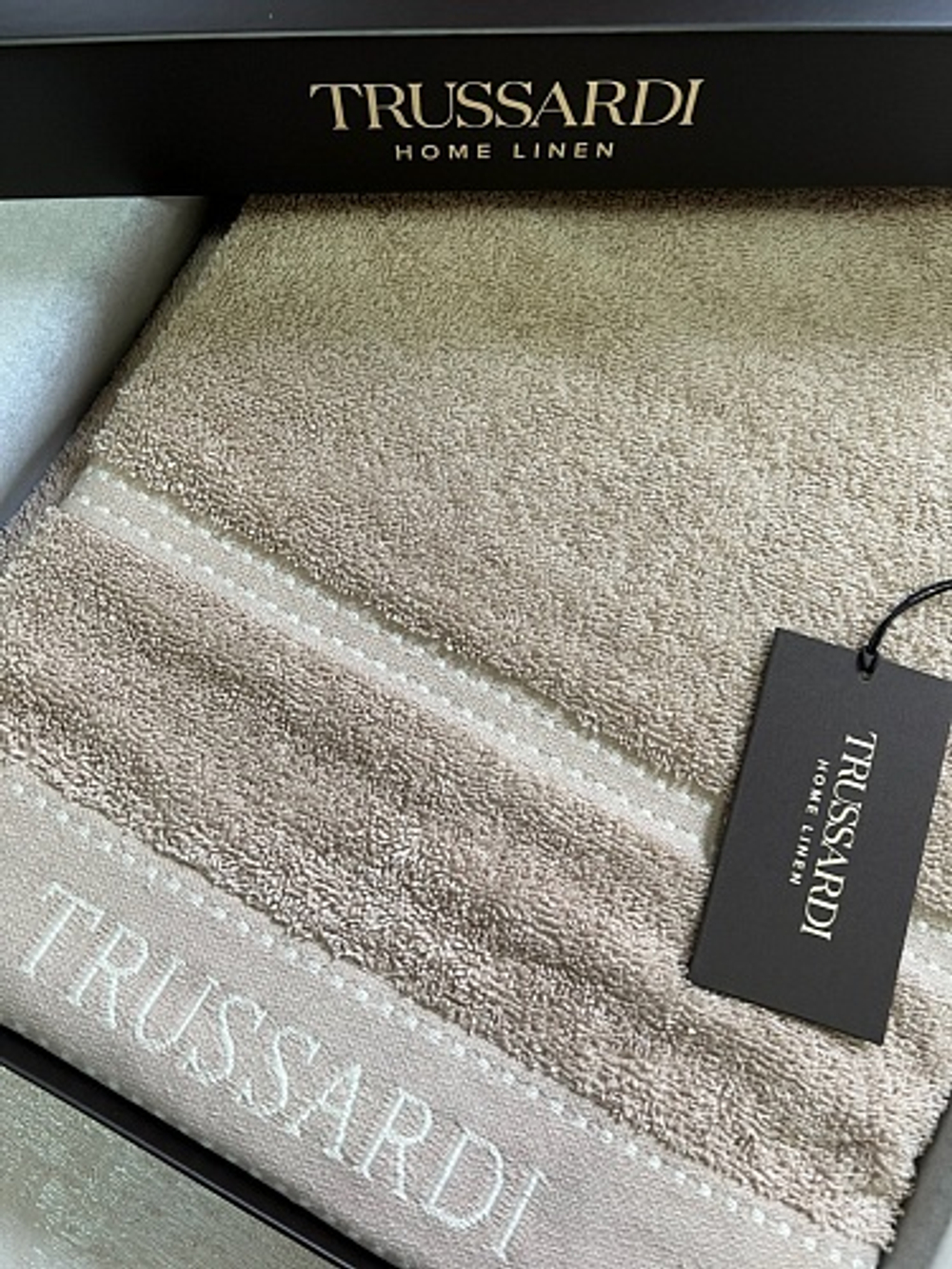 Комплект полотенец 2шт Trussardi Ribbon Dove