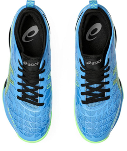 Мужские кроссовки для бадминтона/сквоша Asics Blast FF 3 - waterscape/lime burst