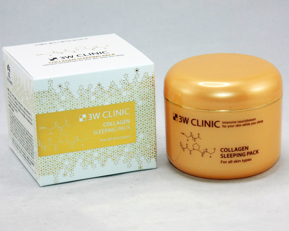 Ночная маска с коллагеном 3W Clinic Collagen Sleeping Pack ,100 мл.
