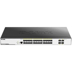 Коммутатор D-Link DGS-3000-28XS / B1A Управляемый L2 коммутатор с 24 портами 1000Base-X SFP и 4 портами 10GBase-X SFP+