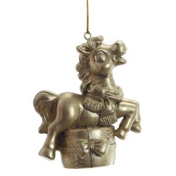 GAEM Фигурка декоративная подвесная "Лошадка", L6,5 W3,5 H7 см, 2в.