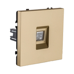 Розетка Ethernet RJ45 Cat.6, золотой Kollinger Eclipse EC-017GD